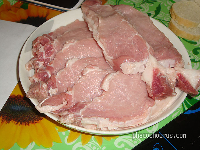 Мясо на свиные отбивные