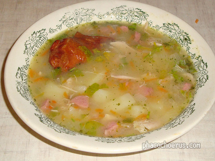 Тарелка горохового супа